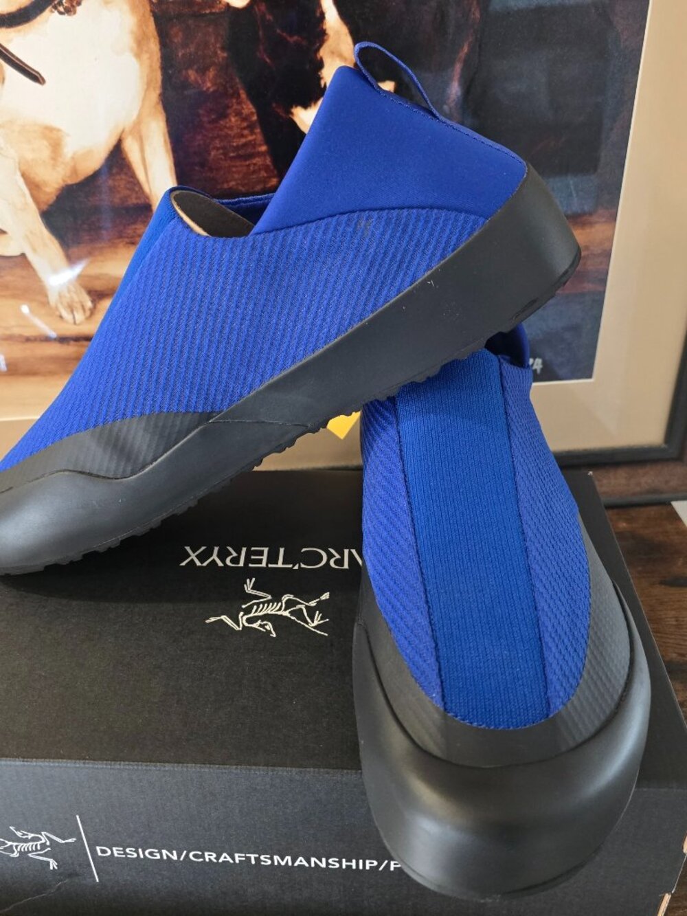 Arc'teryx Men’s Shoes Kragg Approach Blue / Black Sneakers Sz 13 Slide Mule NEW